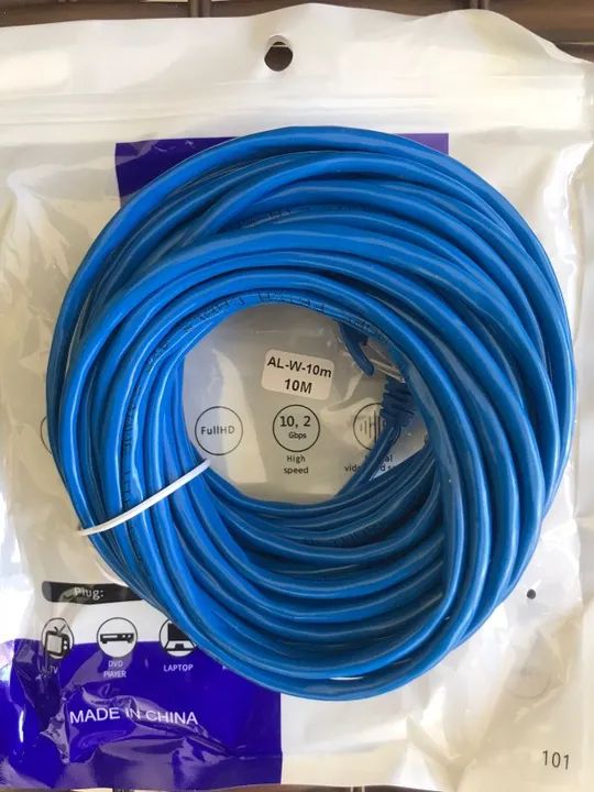 Cabo de Rede LAN Internet/Ethernet Novo (1,5m /2m /5m /10m /15m) Garantia - Foto 4