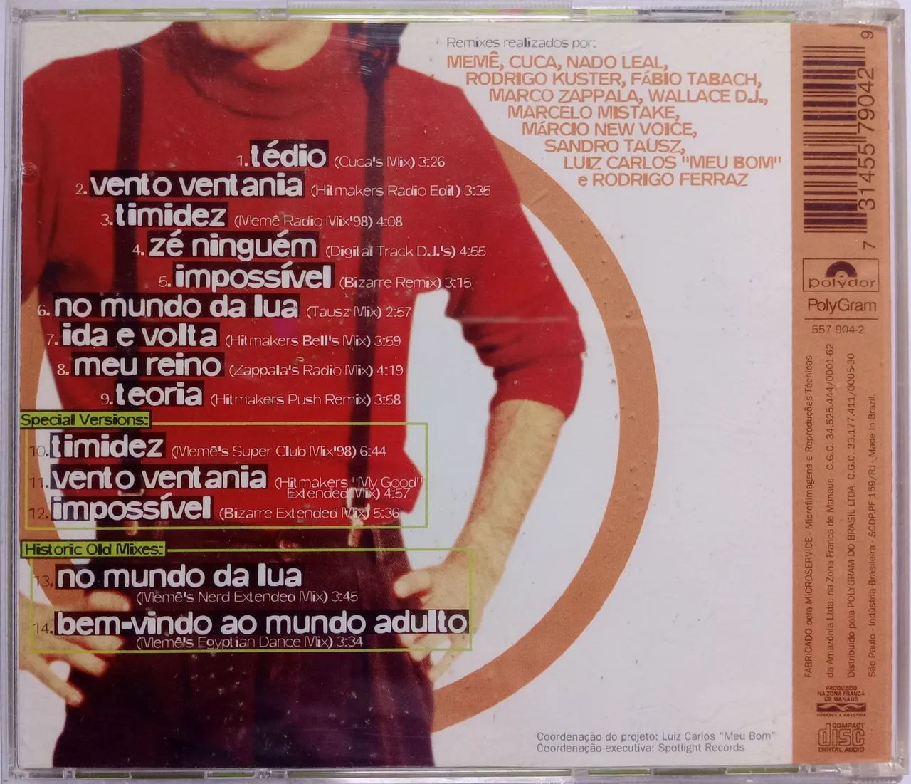 2 CDs Nando Reis e os Infernais e Biquíni Cavadão Remixes  - Foto 5