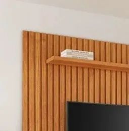 Painel Suspenso P/TVs Até 65 Polegadas Ripado 1.82M. Produto Novo Direto de Fábrica. - Foto 6