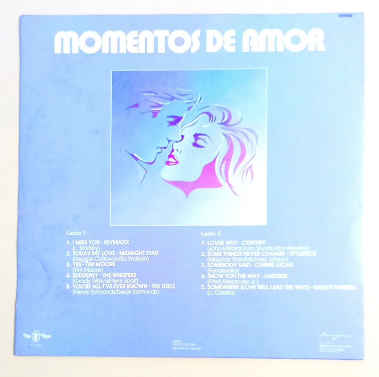 Disco de Vinil - Momentos de Amor (1986) - Foto 2