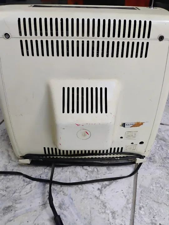 Televisor Preto E Branco Antigo Marca Philips Portátil (Usado) - Foto 2