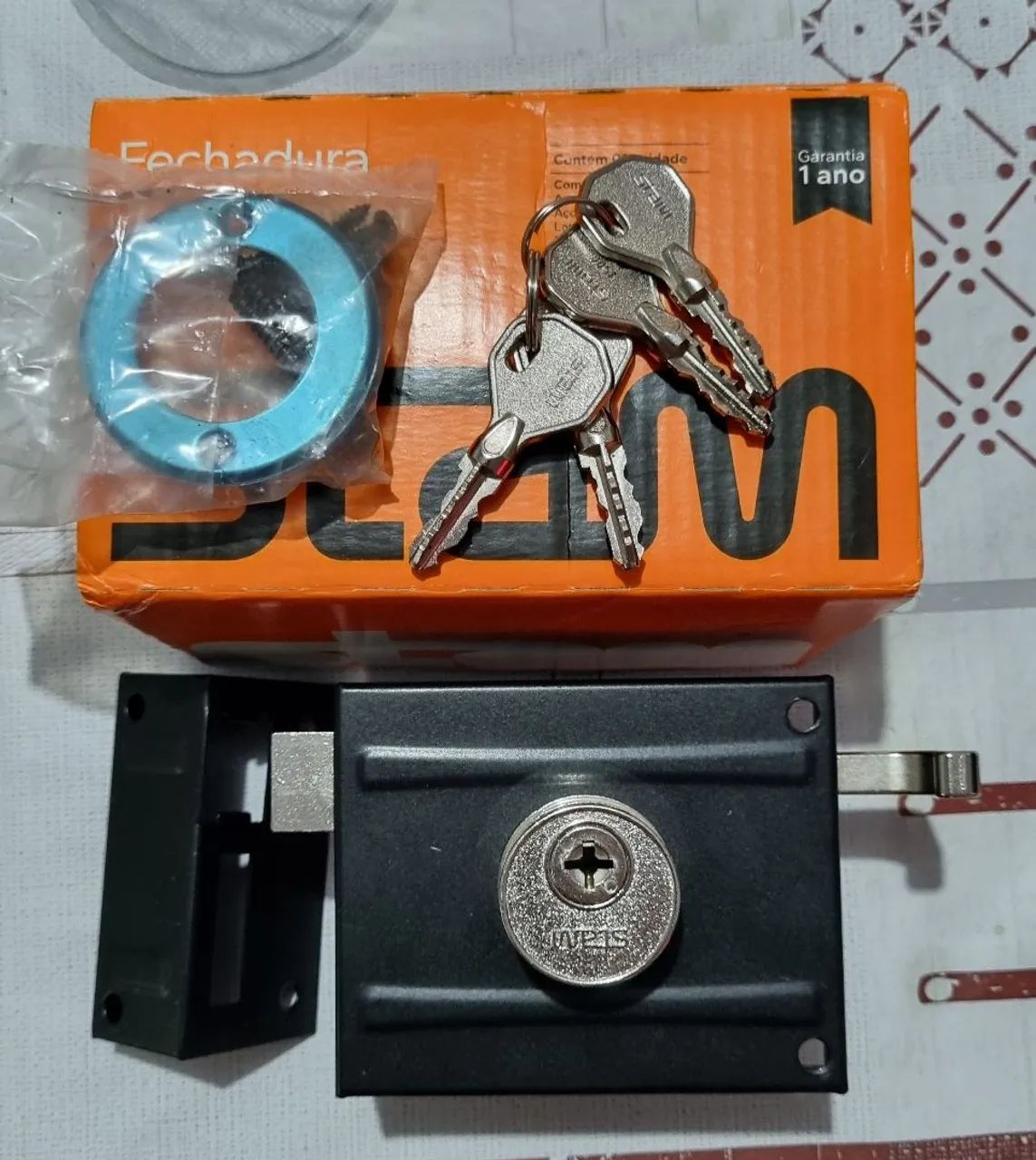 Fechadura portão sobrepor stam tetra