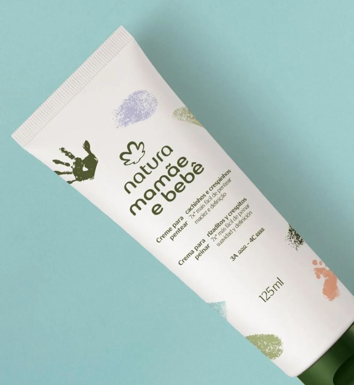 Creme para pentear Natura Mamãe e Bebê Cachinhos e Crespinhos 