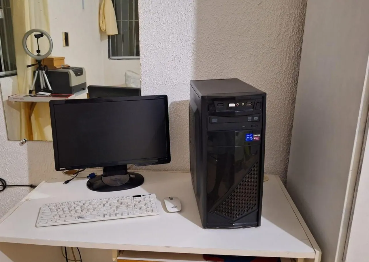 Computador Intel Core + Monitor 19" + Teclado e Mouse - SSD NOVO instalado