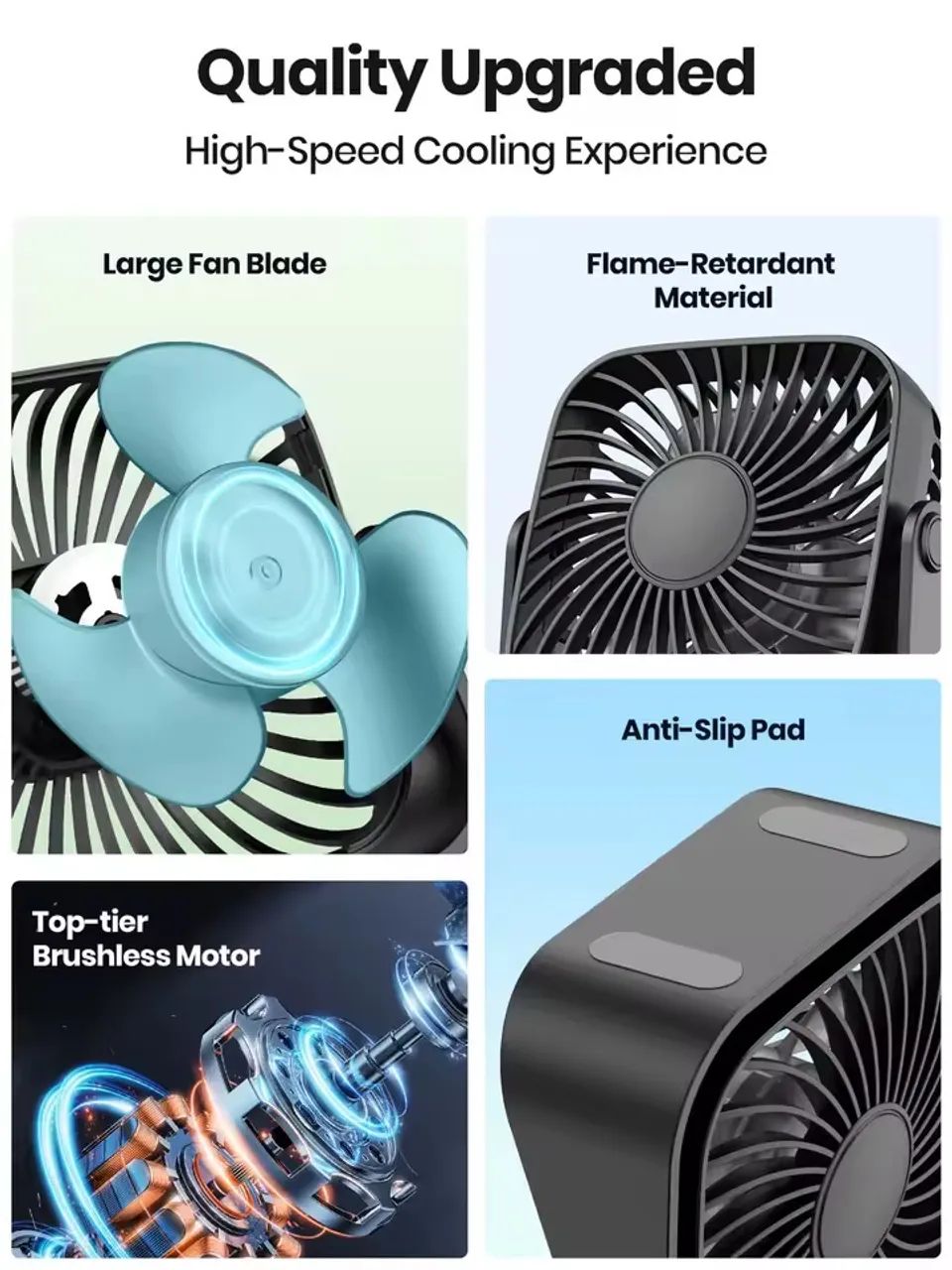 Mini ventilador USB  - Foto 5