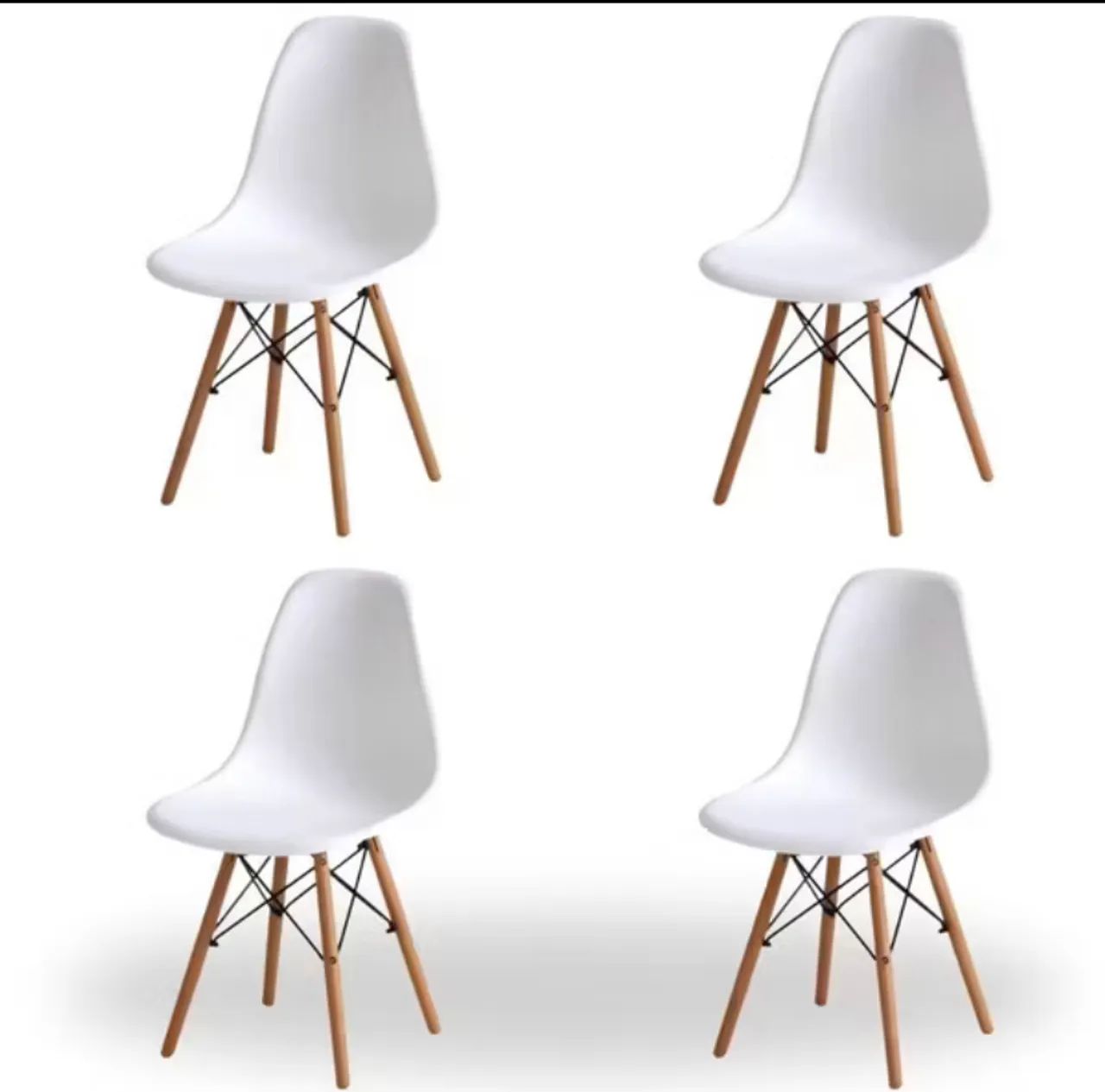 Conjunto de cadeiras eames 