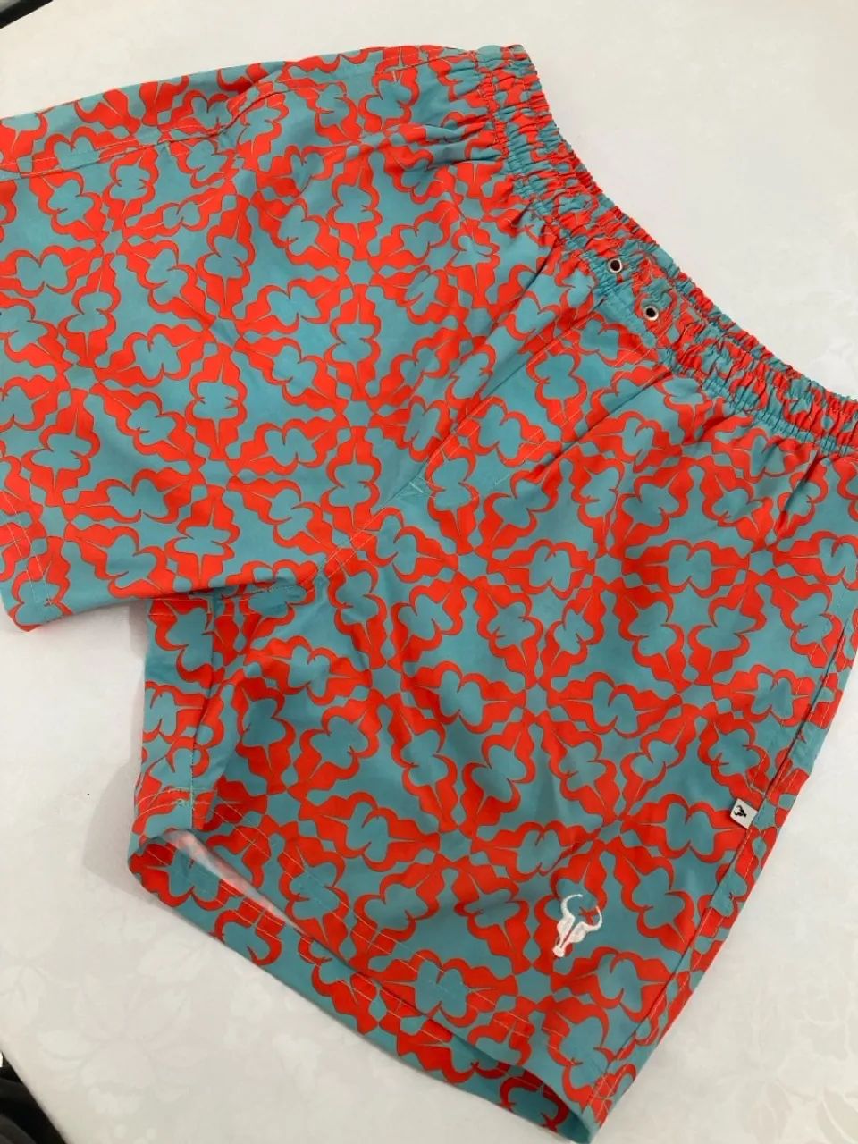 Shorts de Praia Toro Estiloso com Estampa Floral - Foto 3