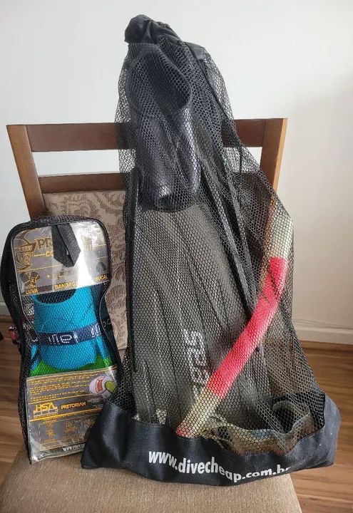 Conjunto 2 pés de pato e mini prancha - Foto 3