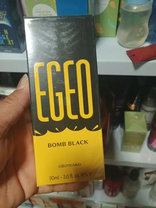 Perfume Egeo Bomb Black 90ml. lacrado. Retirada Samambaia Sul 