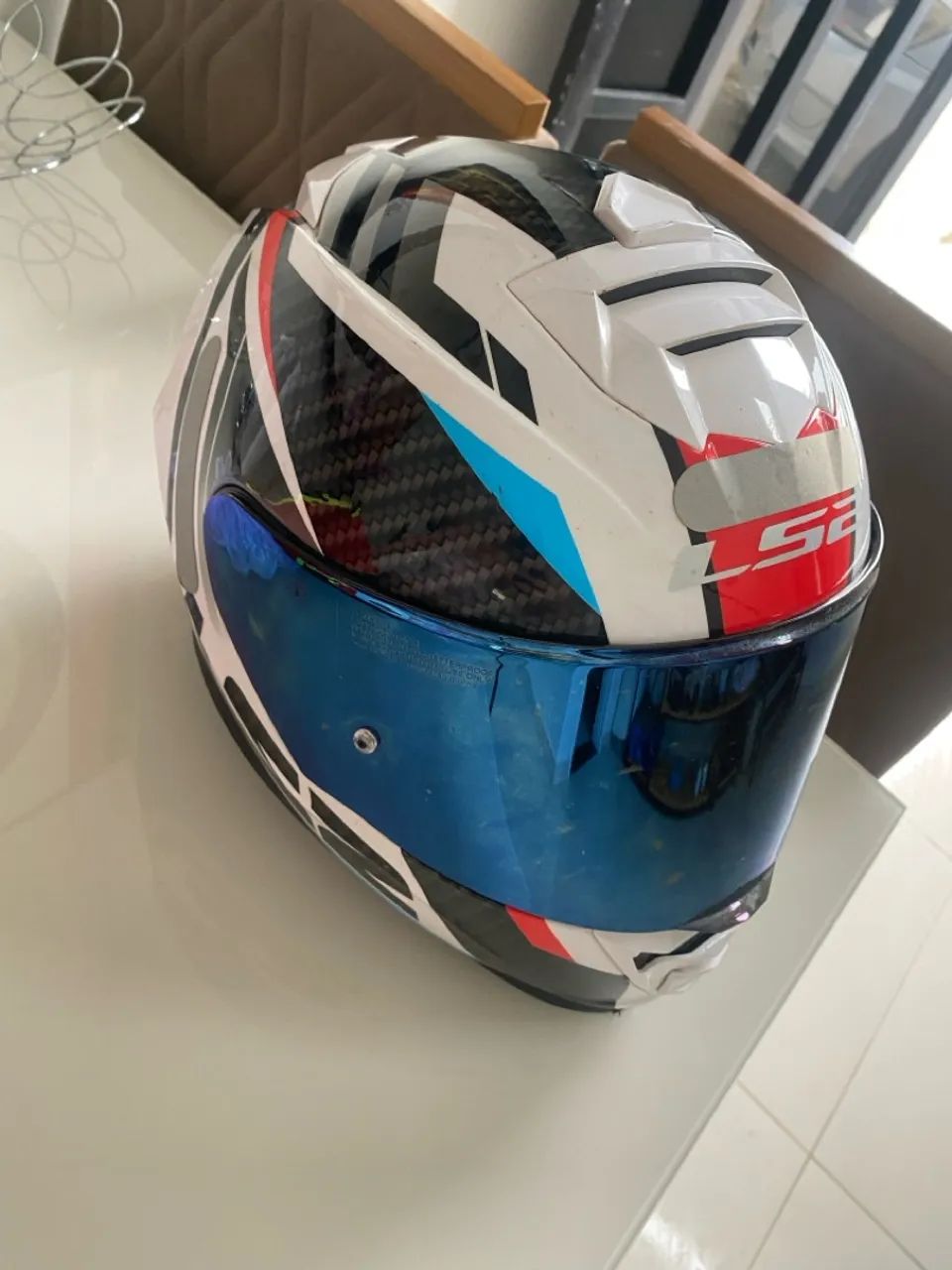 Capacete Moto - Tamanho M - Foto 3