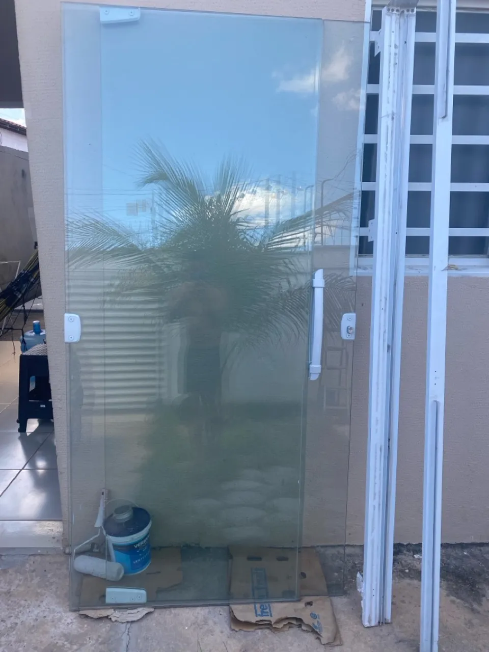Porta de vidro para sua loja