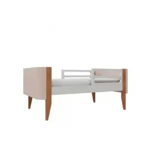 Berço Multifuncional BO - Rosa/Branco - Vira Mini Berço e Mini Cama! - Foto 3