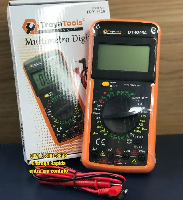 Multimetro DIgital com Bip Sonoro  Tecnologia de Desligamento Automatico - Foto 4