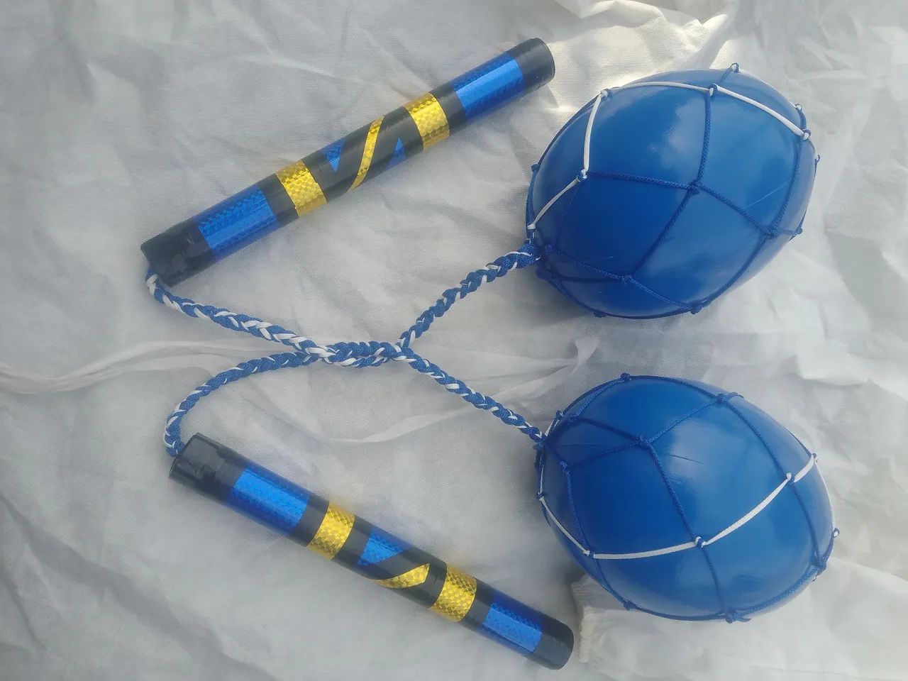 2 BOLAS TRANÇADAS DE BATE-BOLA COM O CABO PADRONIZADO  - Foto 6