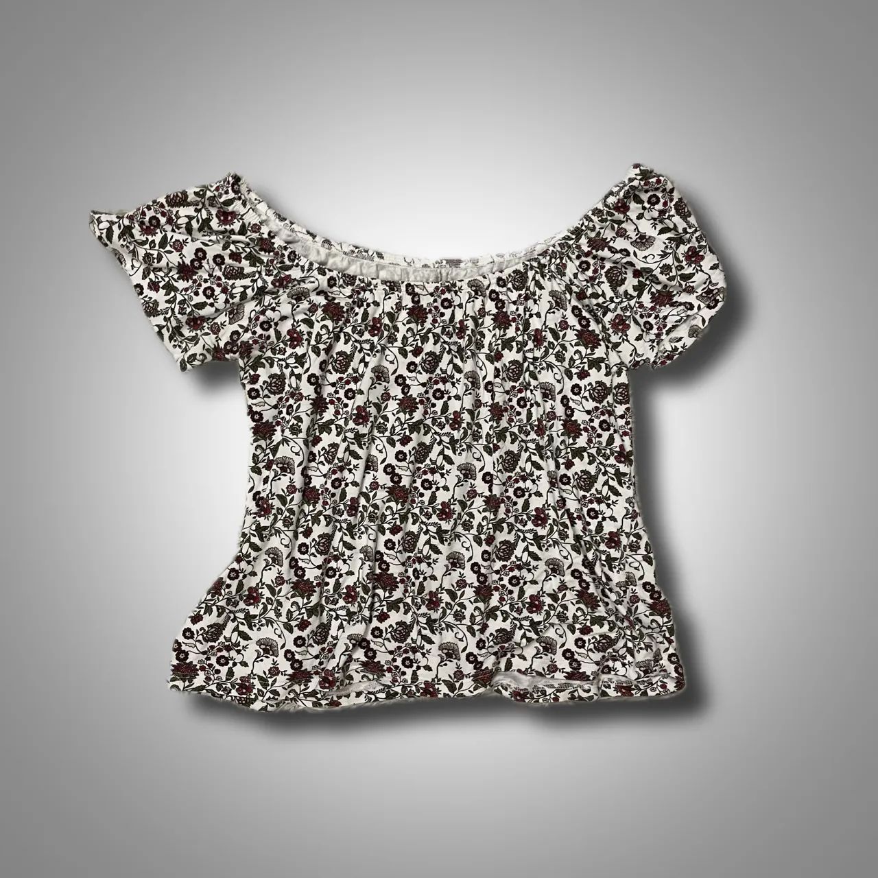 Blusa Florida Branca (P) 