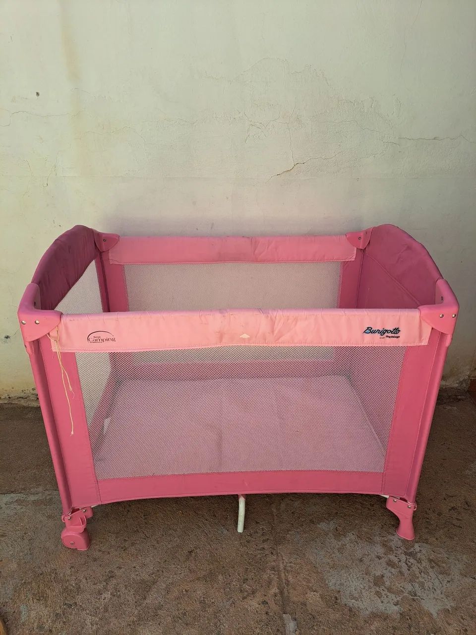Berço Burigotto Rosa Camping - Foto 4