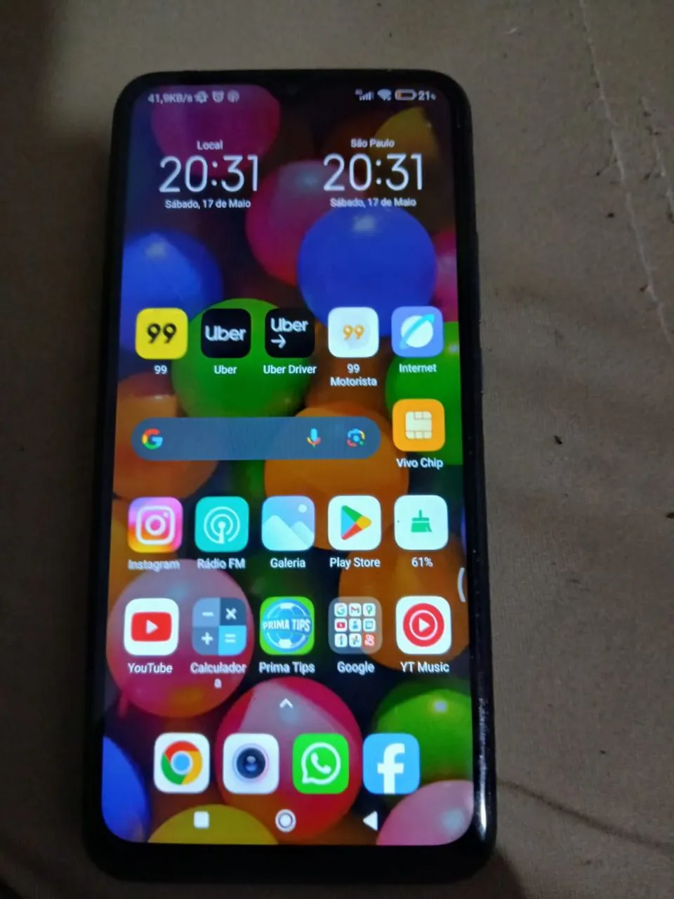 REDMI 9 IMPECÁVEL (TROCO E NEGÓCIO)