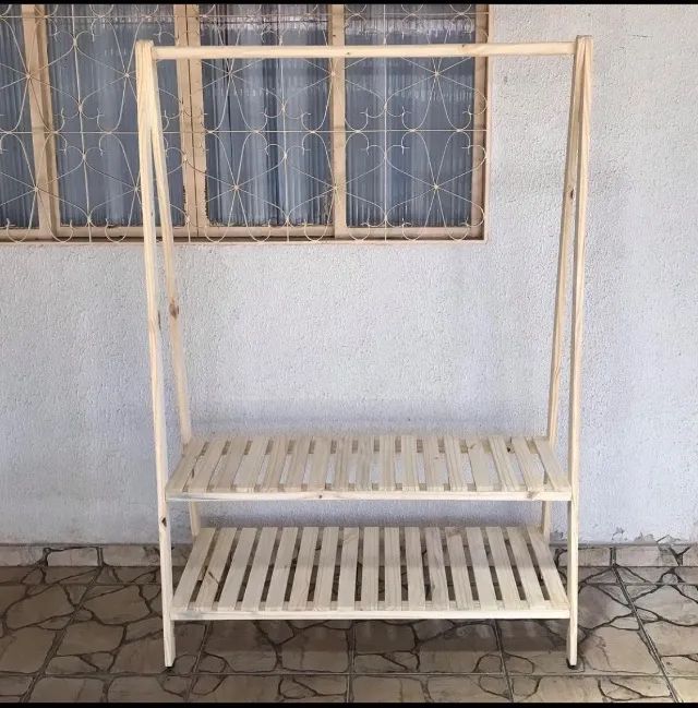 Cabideiro arara, para roupas e sapatos