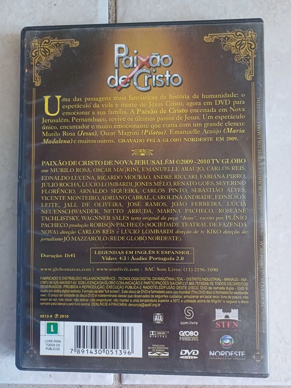 Paixão de Cristo (Murilo Rosa) - DVD original - Foto 3