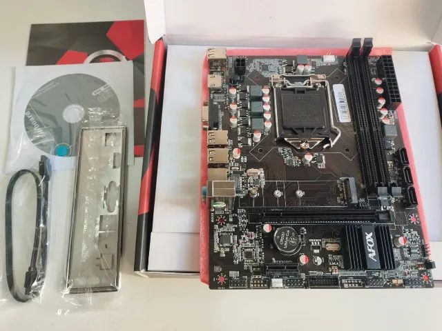 Placa mãe H61 Com Entrada pra NVME Nova *Entrego *Parcelo - Foto 3