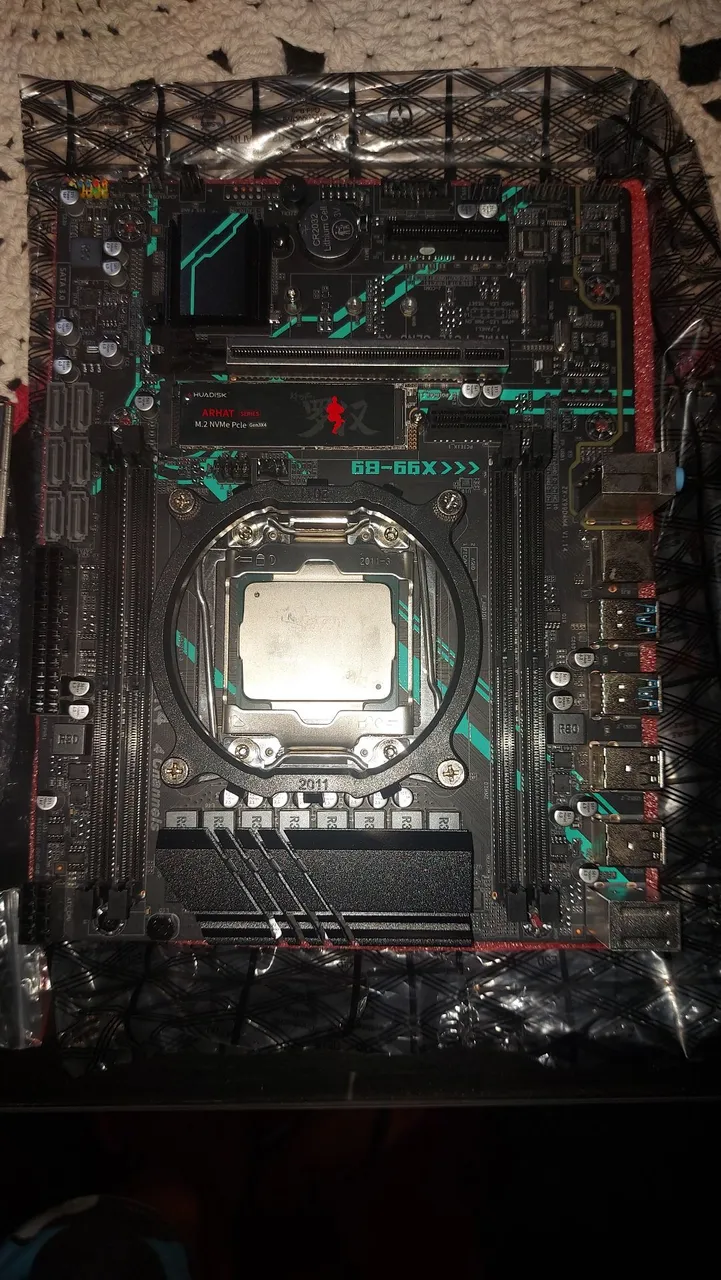 Placa mãe, processador e memória ram