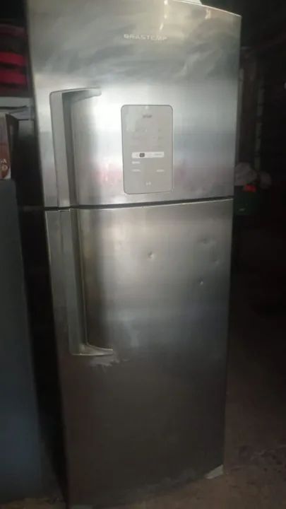 Geladeira Frosfree Inox Eletrolux ( leia todo o anúncio vendo ou troco Smart TV) - Foto 2