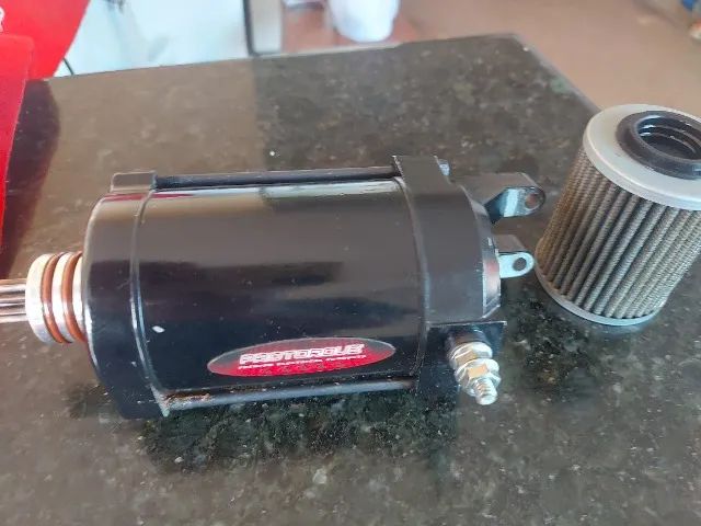 Motor partida jetski spark seadoo novo + filtro oléo original - Foto 3