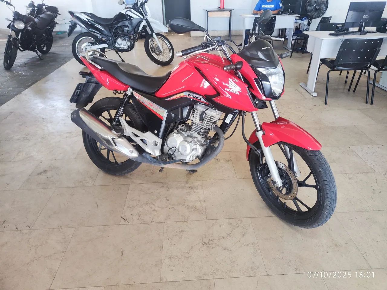 HONDA CG FAN 160 VERMELHA 2024 SHALON MOTOS - Foto 6