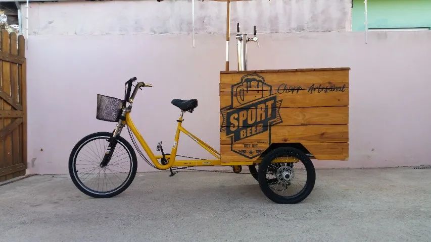 Triciclo para Food Bike, doces, bebidas, etc - Foto 4