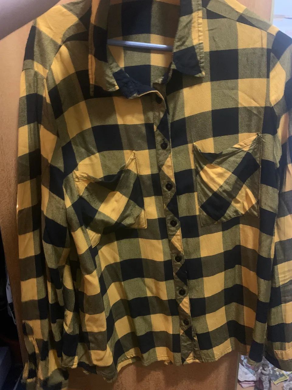 Camisa xadrez feminina 