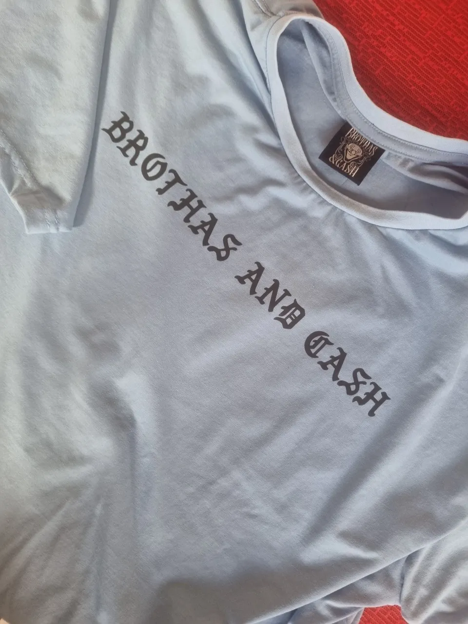 Camiseta Brothas And Cash - Azul