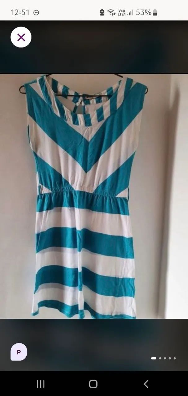 Vestido listrado Lefties