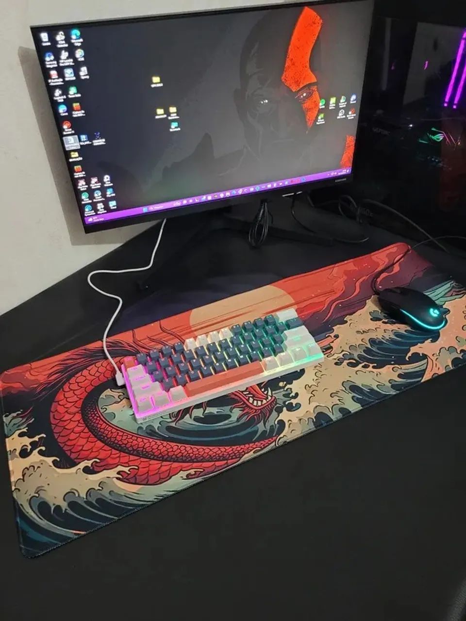 Teclado Machenike K500-B61 RGB, Novo - Fazemos entrega