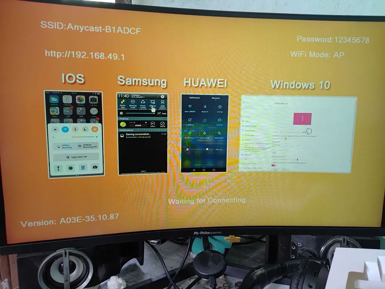 AnyCast 1080p - TV streaming device - Foto 3