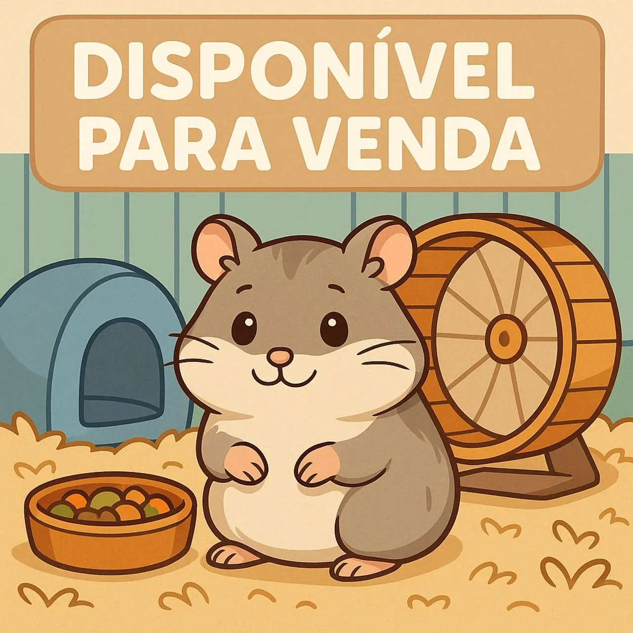 Hamster anao russo - Disponível para Venda!