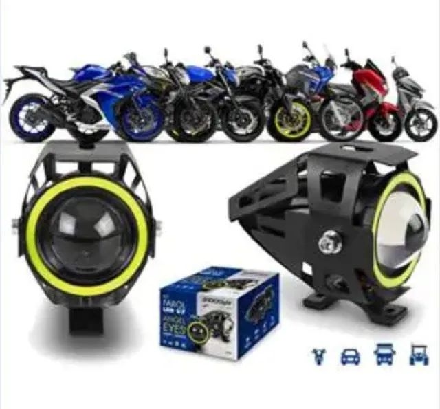  Farol de Led P/ Moto 