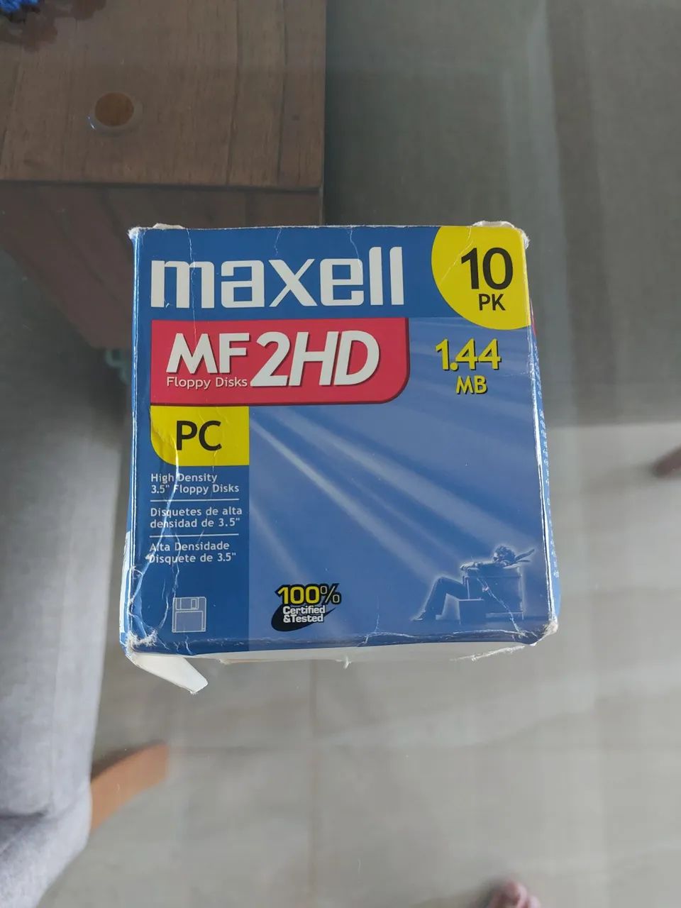 Caixa de Disquetes Maxell MF2HD 3.5'' - 1.44MB