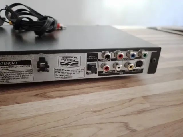 Dvd Player Samsung Dvd-p366 C/ Controle Remoto Funcionando!
