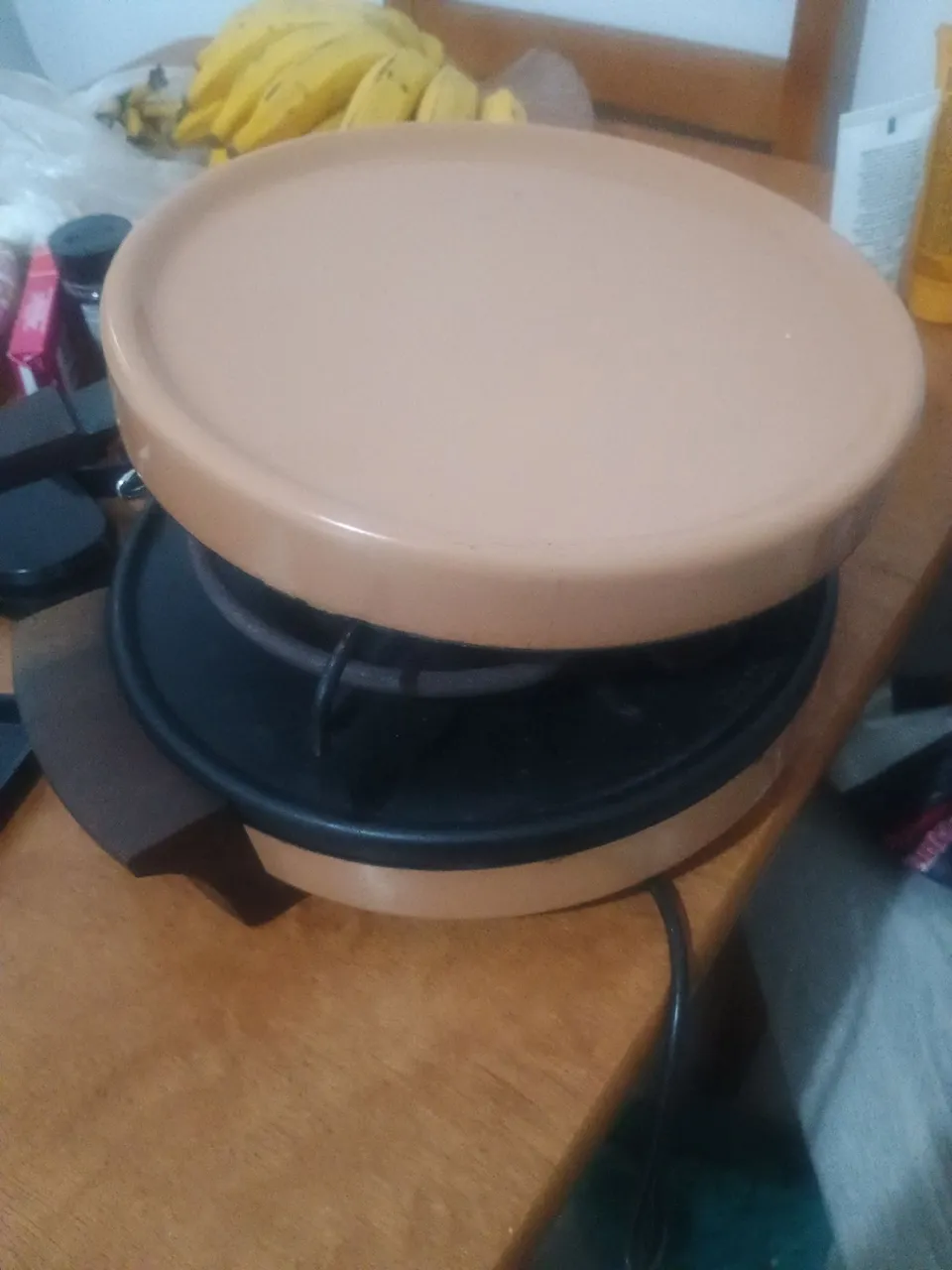 Mini Grelha Elétrica Portátil