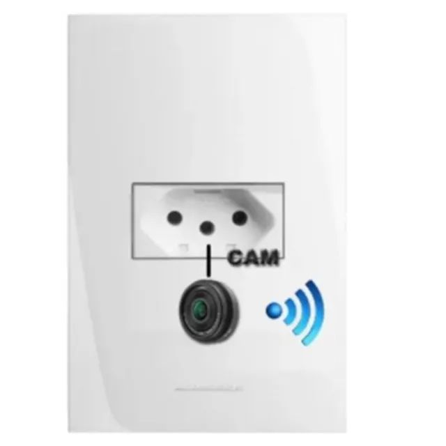 Tomada Com Câmera full HD Wi-fi Monitoramentopelo aplicativo - Foto 2