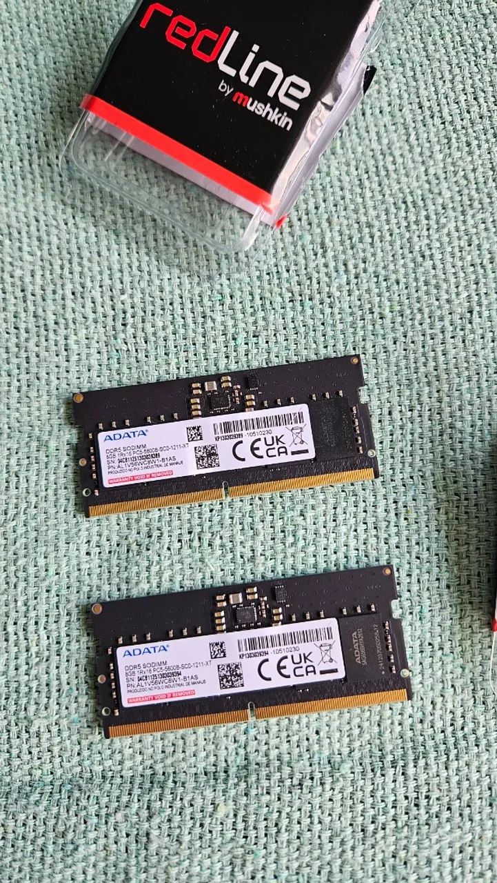 Memória SEM USO Notebook SODIMM ADATA 16GB 5600MHz 
