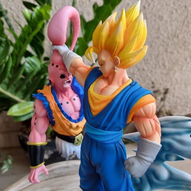 Estatua Super Vegetto Vs Super Buu Dragon Ball Z 32cm Edição Limitada Luxo Premium - Foto 4