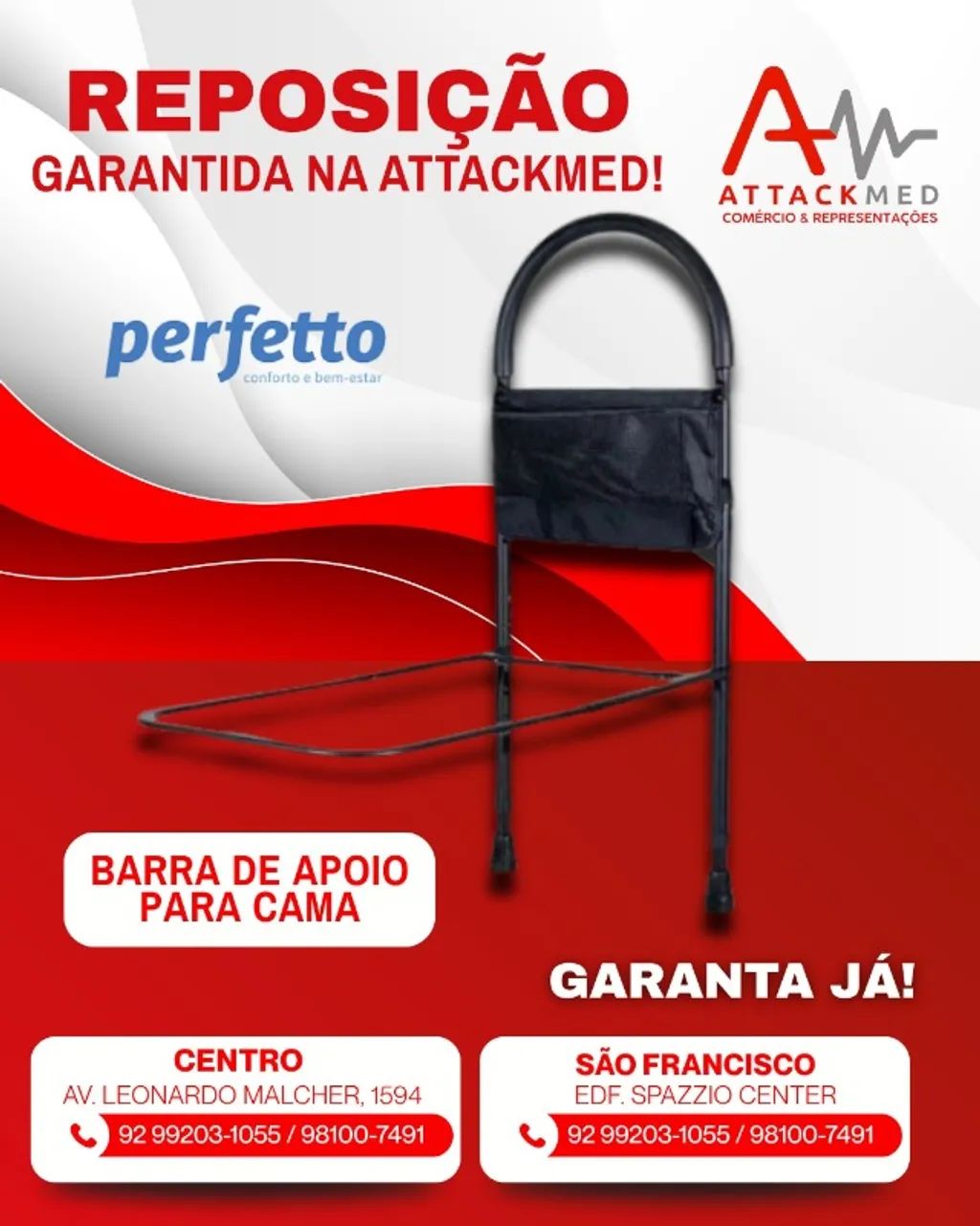 Barra De Apoio E Proteção Para Idosos Para Cama