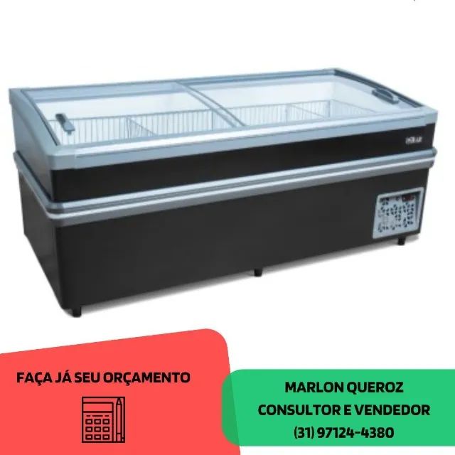 Ilha para Congelados Polar Plus 2,20M 