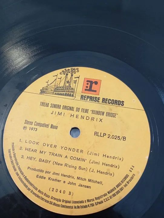 Disco de vinil Jimi Hendrix - Rainbow Bridge original !  - Foto 4