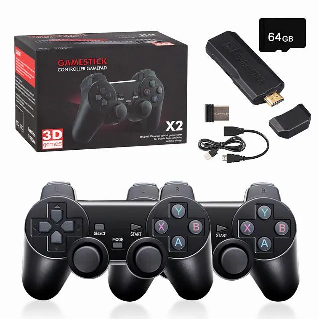 Game Stick GD10 X2 4K com Dois Controles e Entrega Hoje! - Foto 4