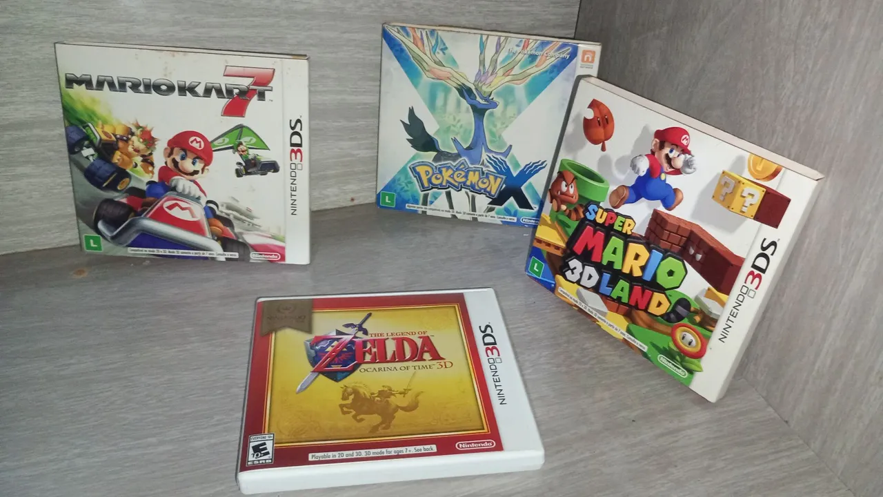 Jogos originais Nintendo 3ds americano