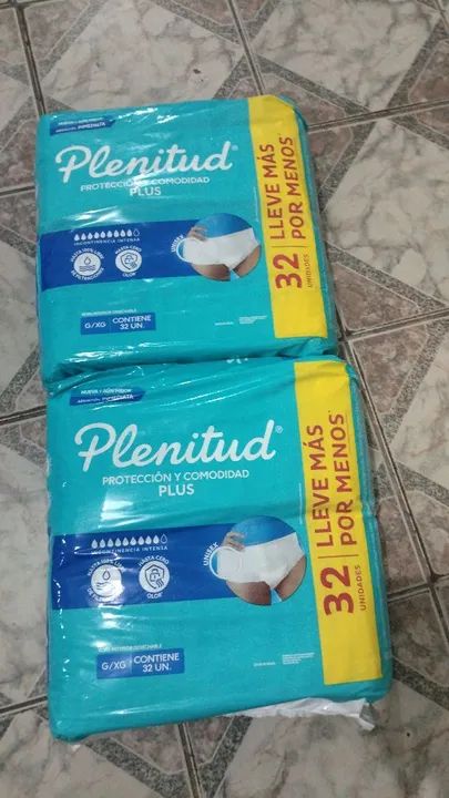 Fraldas Plenitud Plus - 32 unidades dois pacotes novo  - Foto 2