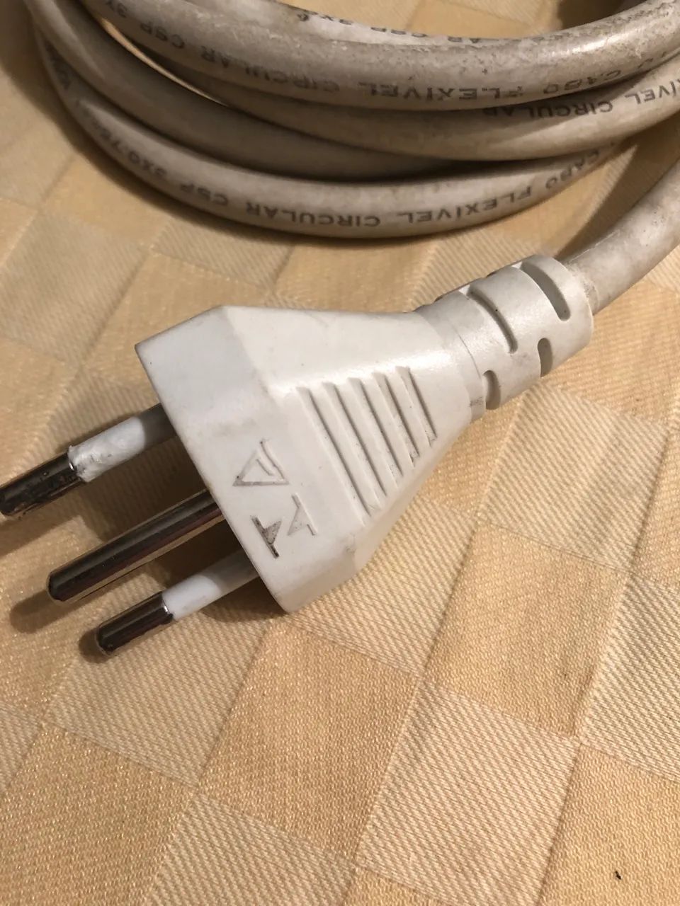 Cabo Elétrico Ferro 3 Vias Black Decker cod. VFA ECO FX 3800 Original/ Excelente - Foto 2