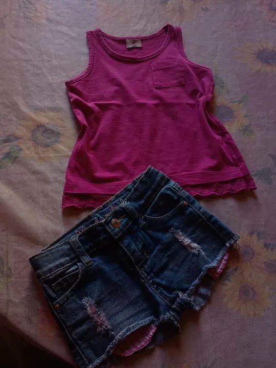 Lote de verão menina 17 peças  - Foto 6